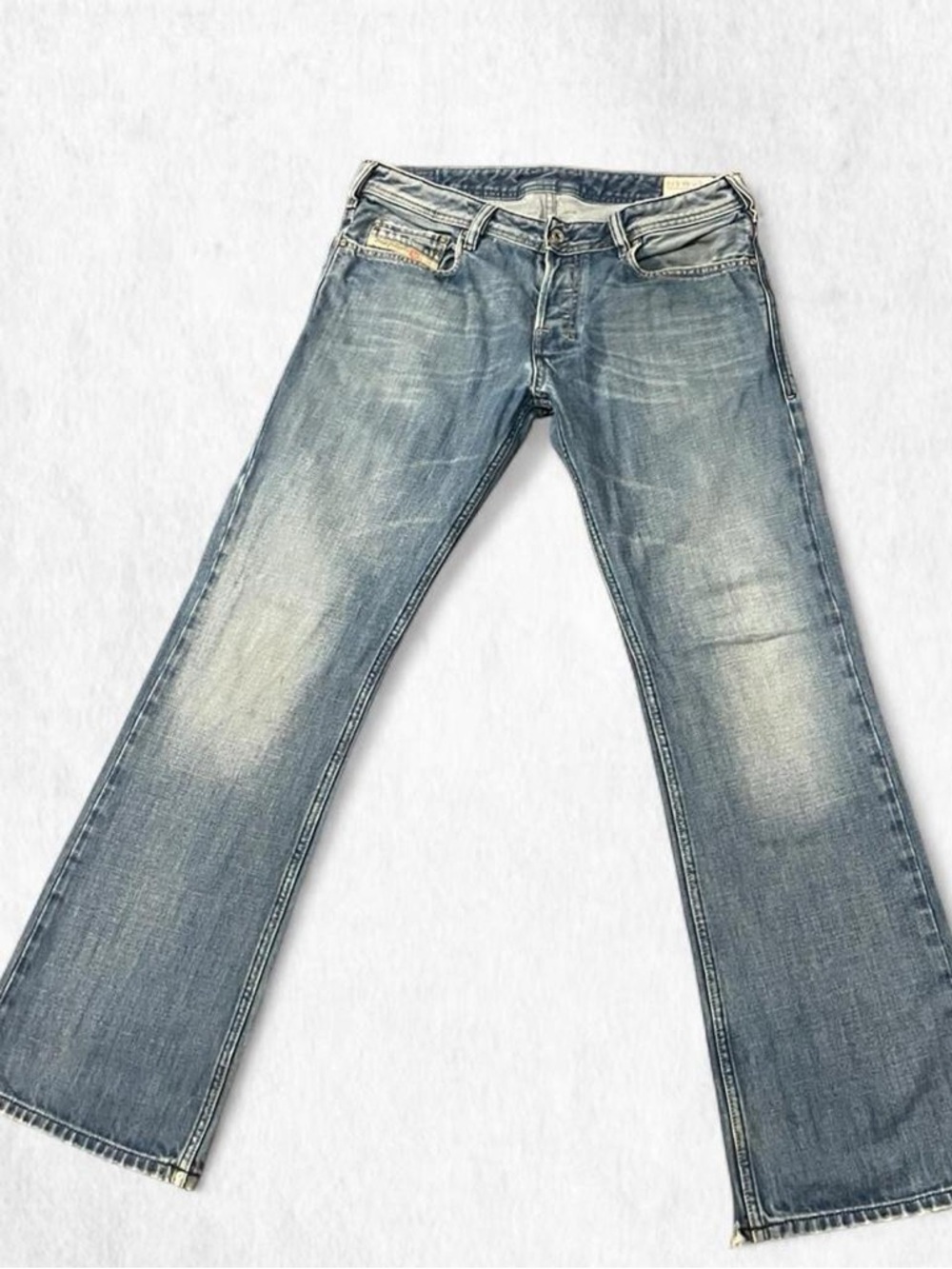 Diesel ZATINY blue bootcut jeans Size 32x32 distressed